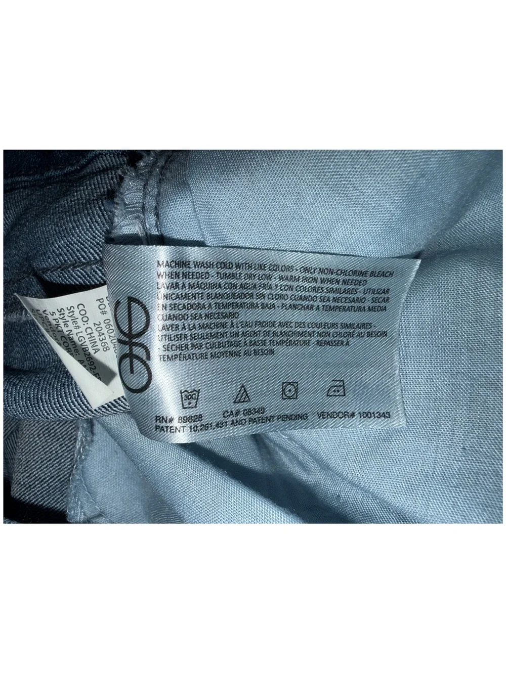 Gloria Vanderbilt Amanda Jeans - Short Blue Medium Wash Straight‎ Leg - Size 20W